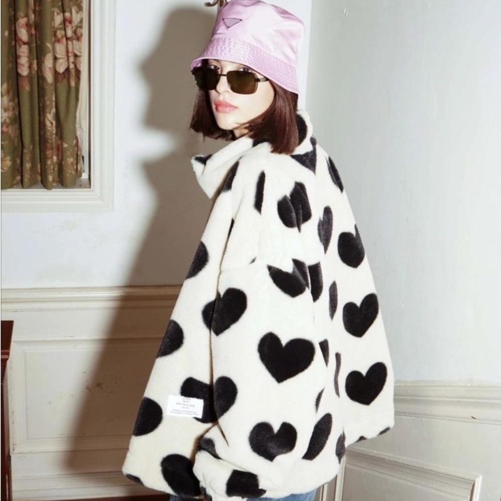 Cider Hearts Fluffy Jacket